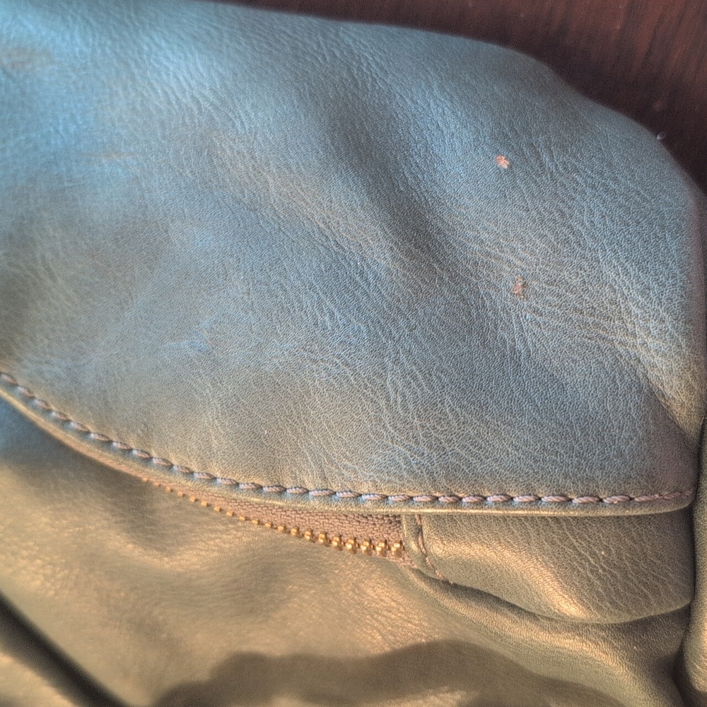 Mint Leather Backpack - image 5